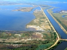 Αεροφωτογραφία της λιμνοθάλασσας Δράνας / Aerial photo of Drana Lagoon (A. Athanasiadis)